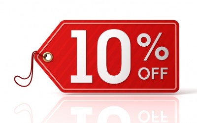 Immediately a DISCOUNT of 10%  with an advance payment.