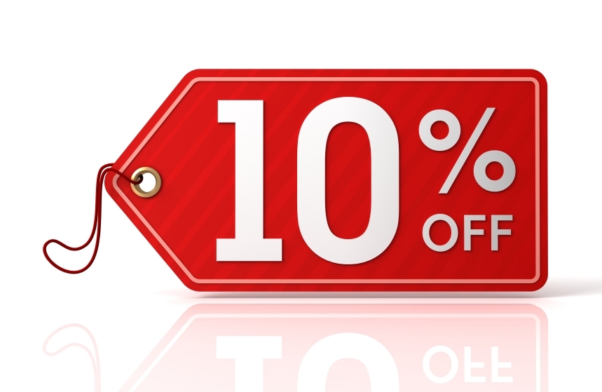Immediately a DISCOUNT of 10%  with an advance payment.